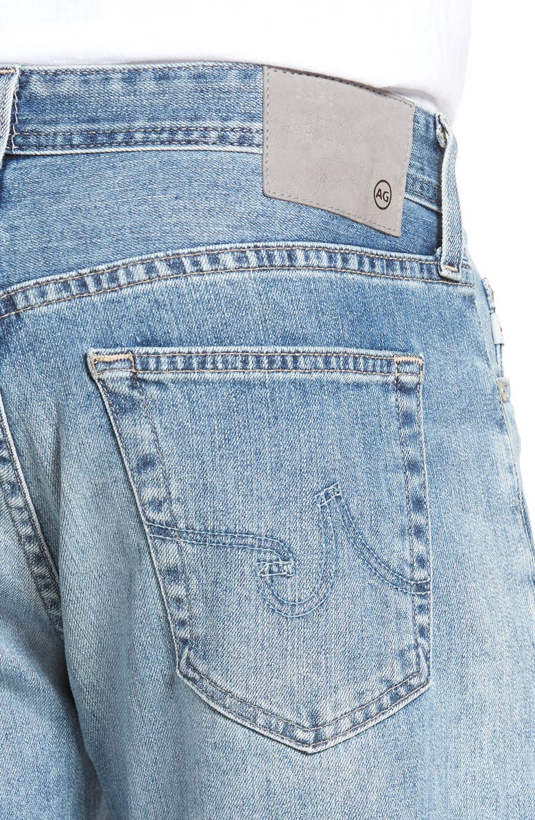AG Everett Slim Straight Fit Jeans, Alternate, color, Bright Sky