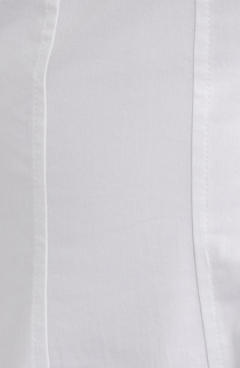 Open Edit Seam Fit & Flare Poplin Minidress, Alternate, color, White