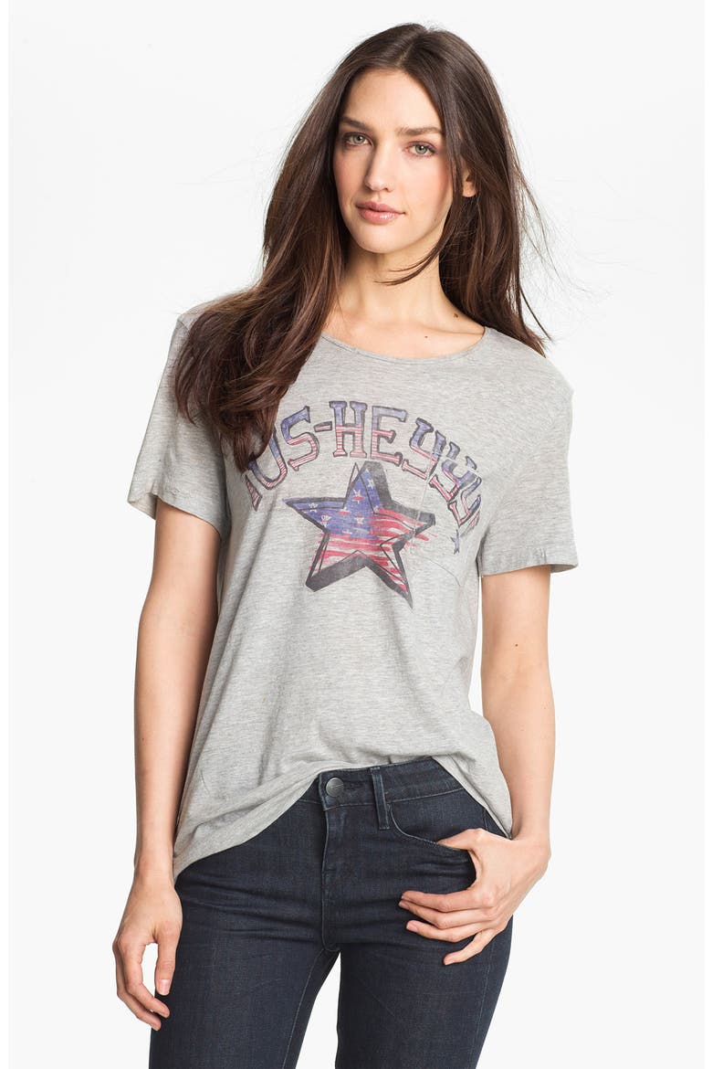 'Dillan' Tee, Main, color, HEATHER GREY