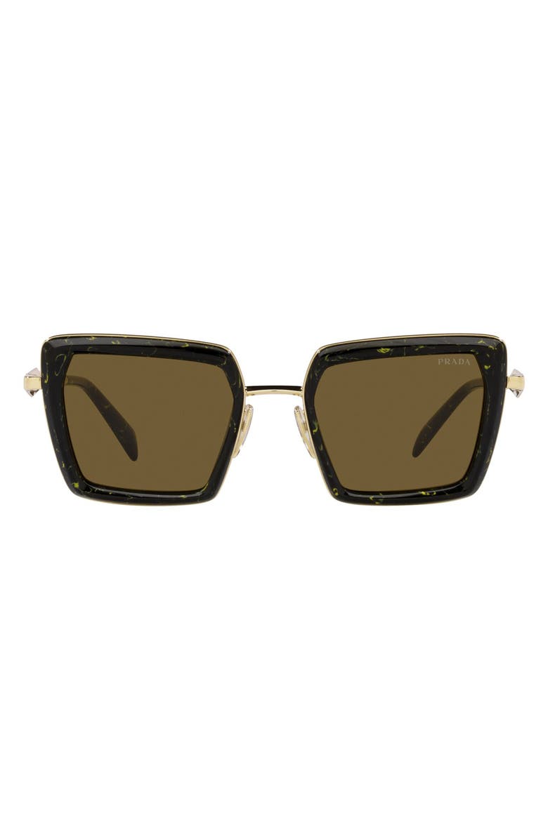 Prada 52mm Square Sunglasses, Main, color, 