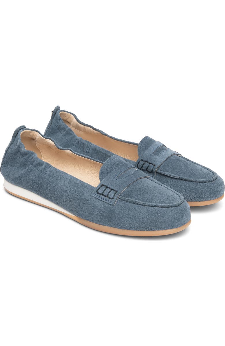NeroGiardini Sport Penny Loafer, Main, color, Denim