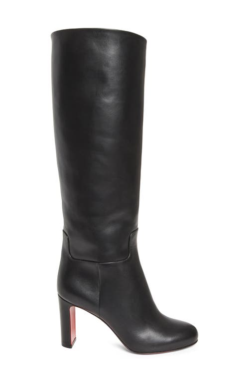 Christian Louboutin Loo Botta Tall Boot In Black