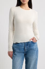 MANGO Curlita Long Sleeve T-Shirt