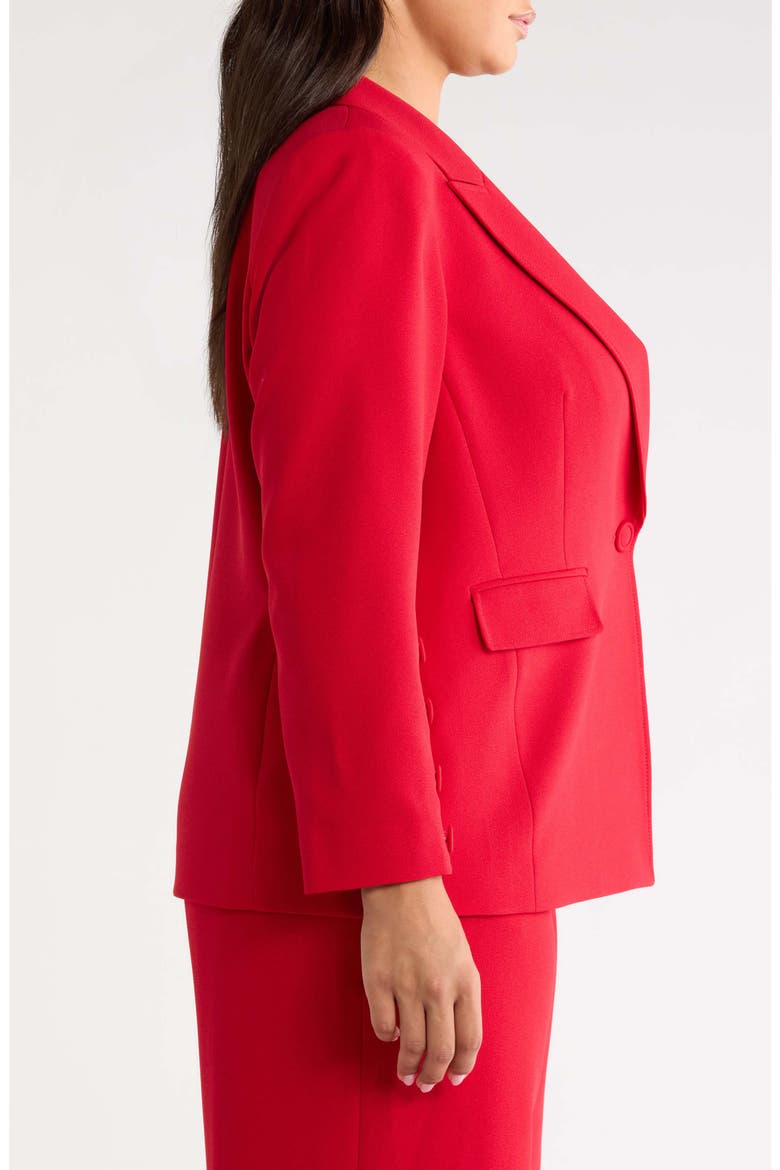 One-Button Blazer, Alternate, color, LIPSTICK