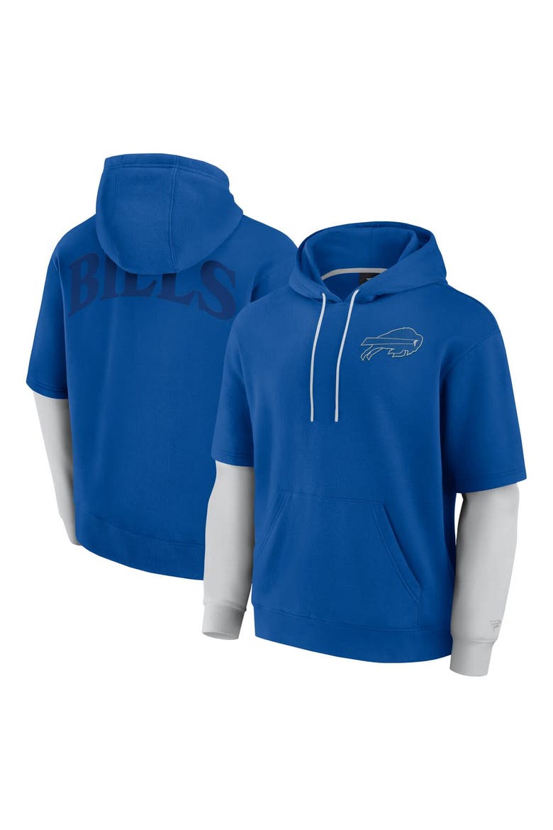 Unisex Fanatics  Royal Buffalo Bills Sleek Elements Pullover Hoodie, Main, color, Royal