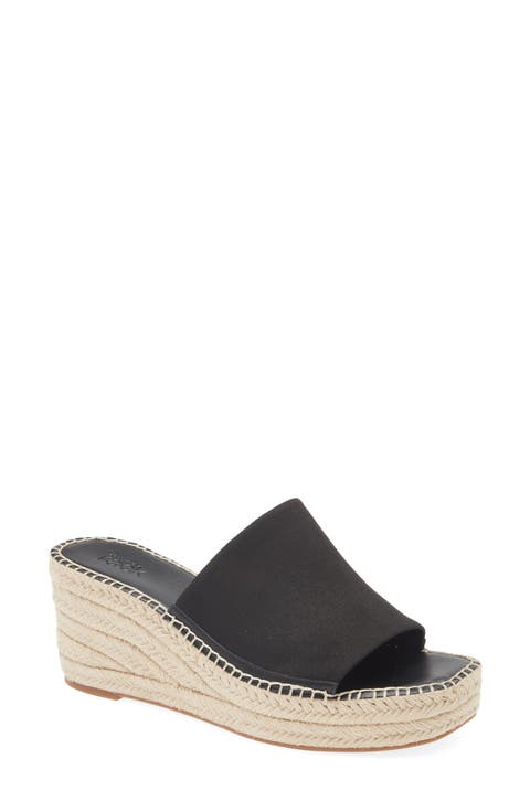 Claire Jute Wedge Slide Sandal (Women)