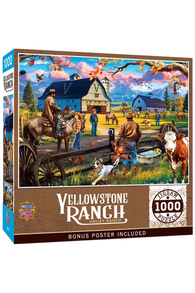 Valley Ranch 1000 Piece Jigsaw Puzzle, Main, color, Multicolor