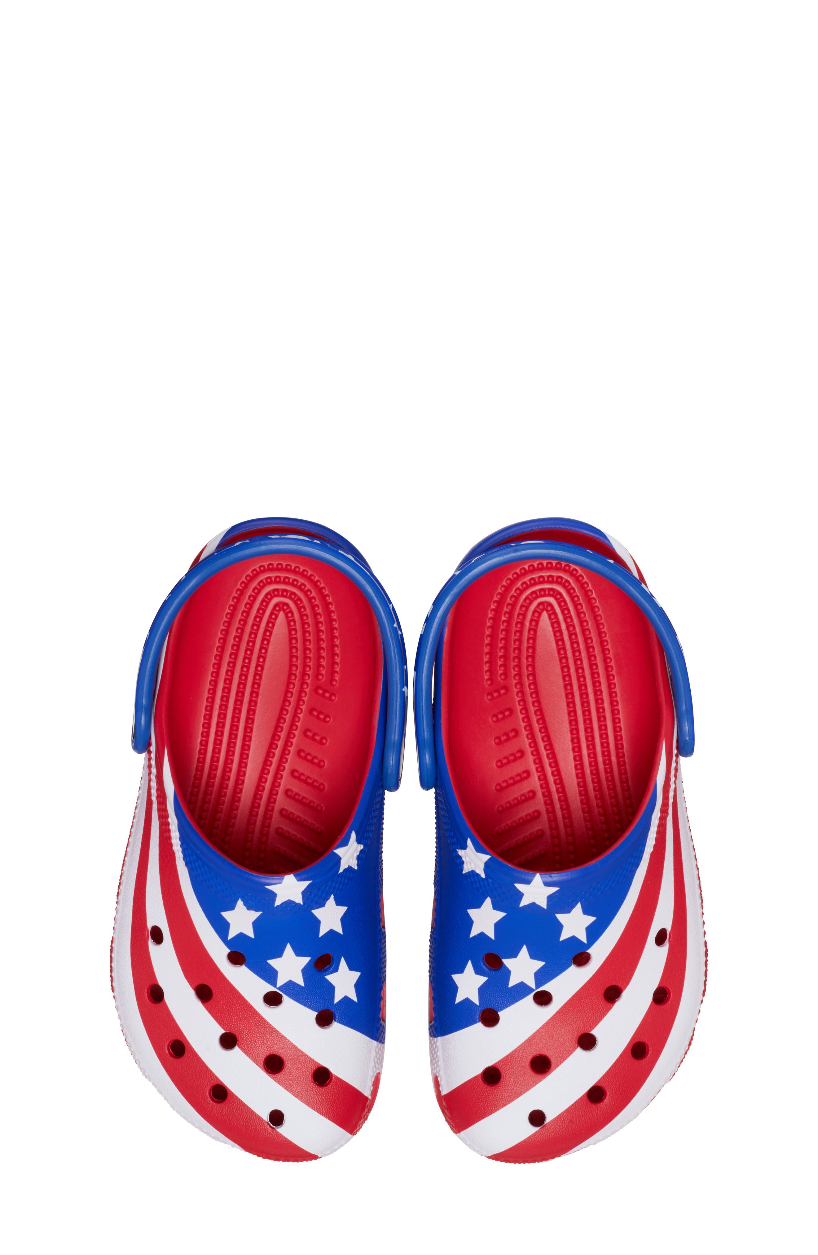 CROCS Kids' Classic American Flag Clog, Alternate, color, Mlt