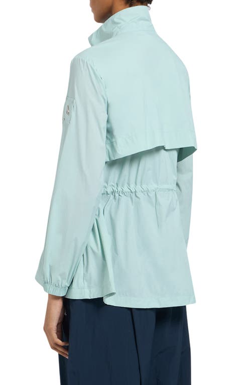 Moose Knuckles Labelle Water Repellent Ripstop Jacket In Tide
