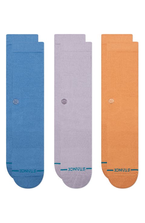 Icon Assorted 3-Pack Crew Socks