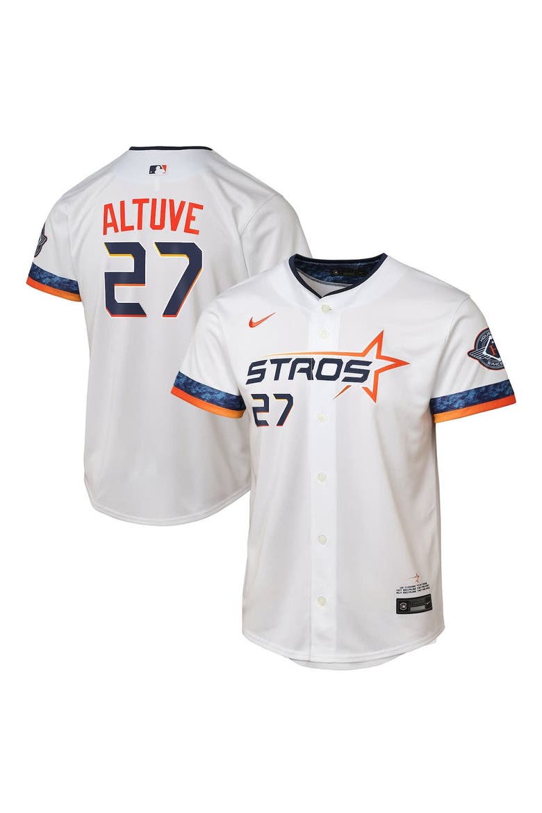Youth Nike Jose Altuve White Houston Astros 2025 City Connect Limited Player Jersey, Main, color, White