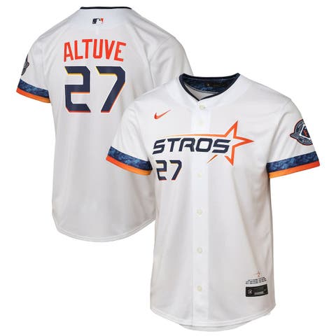 Youth Nike Jose Altuve White Houston Astros 2025 City Connect Limited Player Jersey