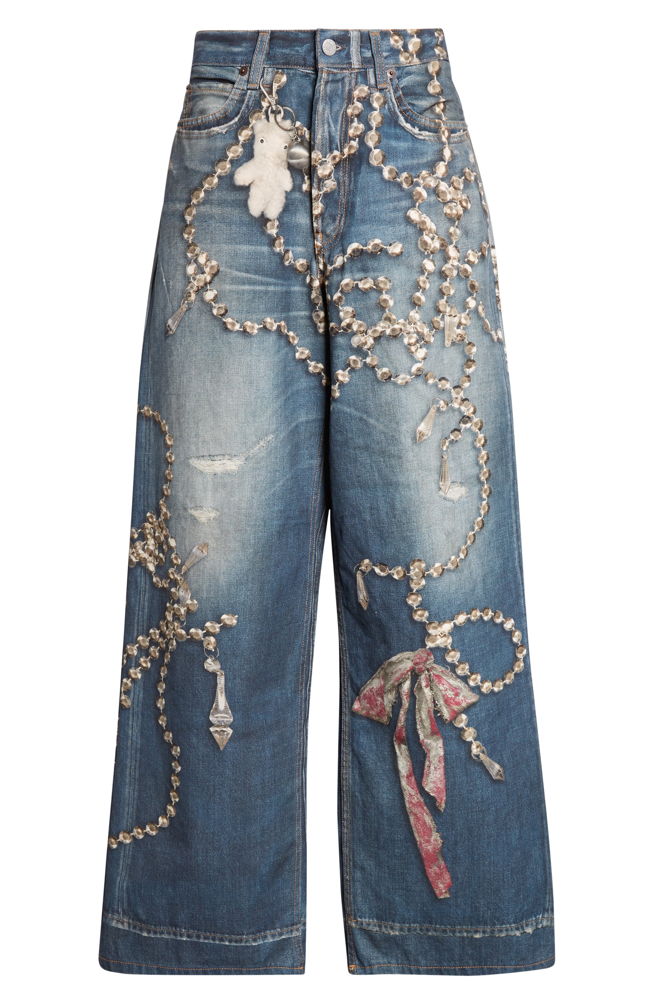 Acne Studios Gender Inclusive 1981 Loose Fit Trompe l'Oeil Jeans