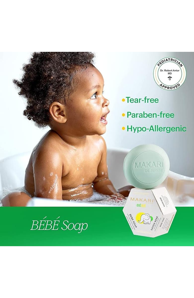 Makari de Suisse Gentle Hydrating Bebe Soap, Alternate, color, NO COLOR