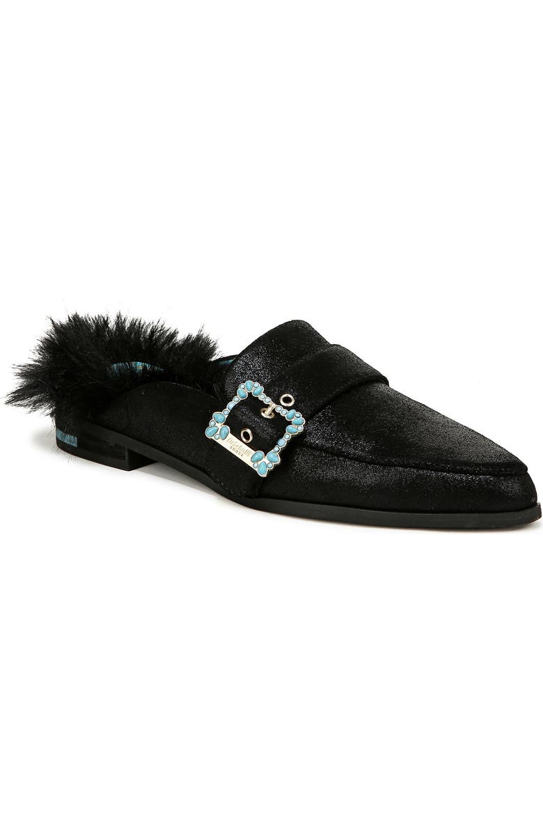 Dr. Scholl's x Iris Apfel Mr. Carl Faux Fur Mule, Main, color,