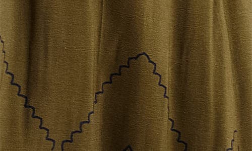 Seasalt Cornwall High Woods Printed Maxi Dress In Green