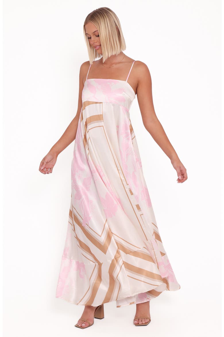 Elanor Print Sleeveless Maxi Dress, Alternate, color, PINK PRINT