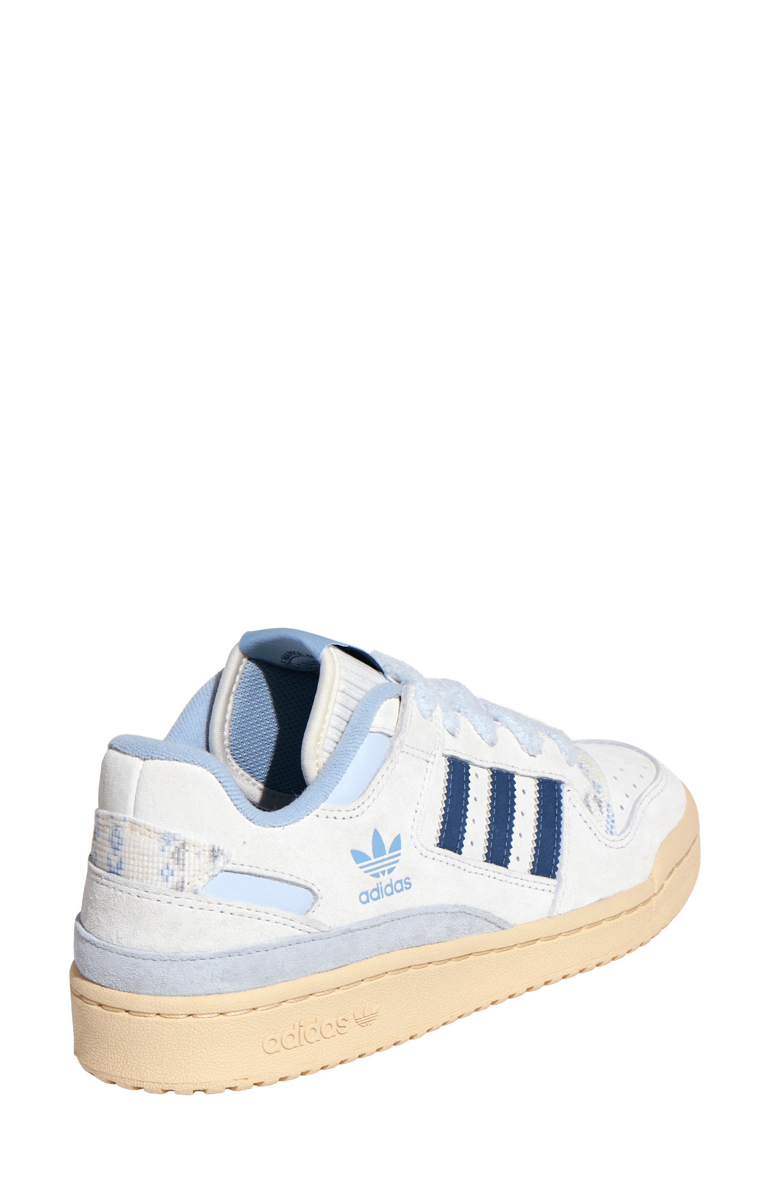 adidas Forum Low CL Basketball Sneaker, Alternate, color, Cloud White/ Ink/ Sand