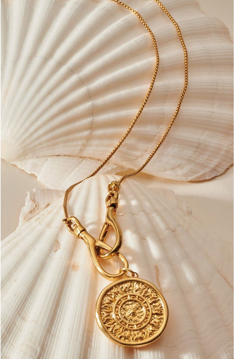 Katie Loxton Ophena Necklace, Alternate, color, Gold Coated