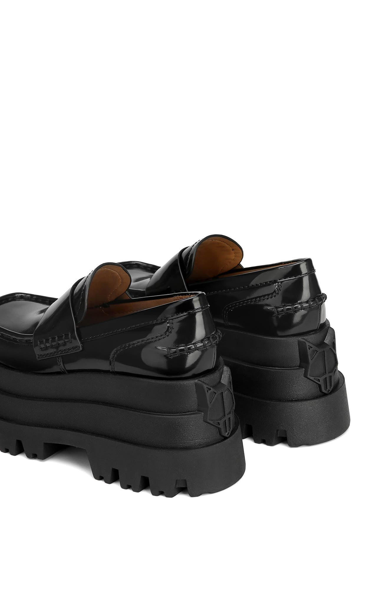 Naked Wolfe Deluxe Black Box Platform Loafer, Alternate, color, 