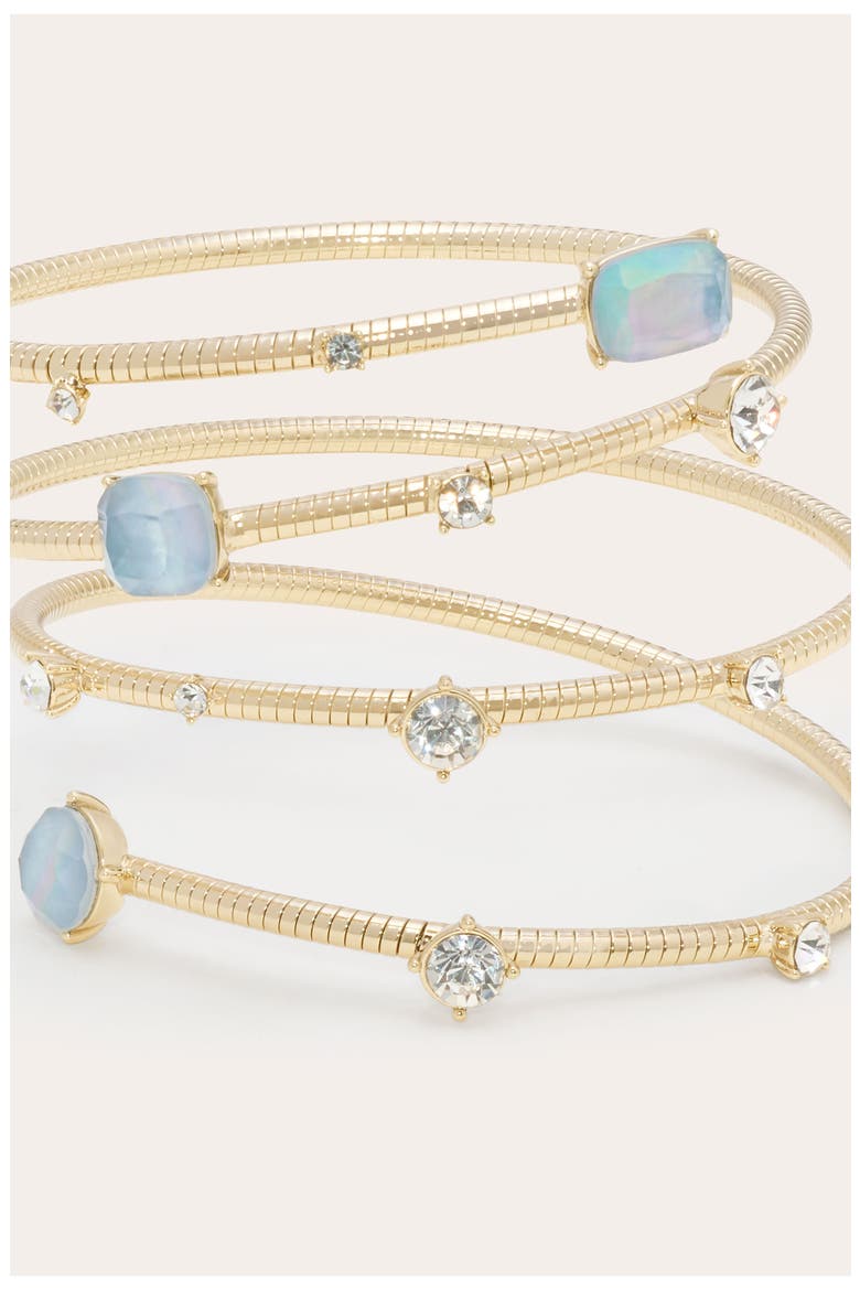 Lila Wrap Cuff, Alternate, color, BLUE WHITE MOTHER OF PEARL