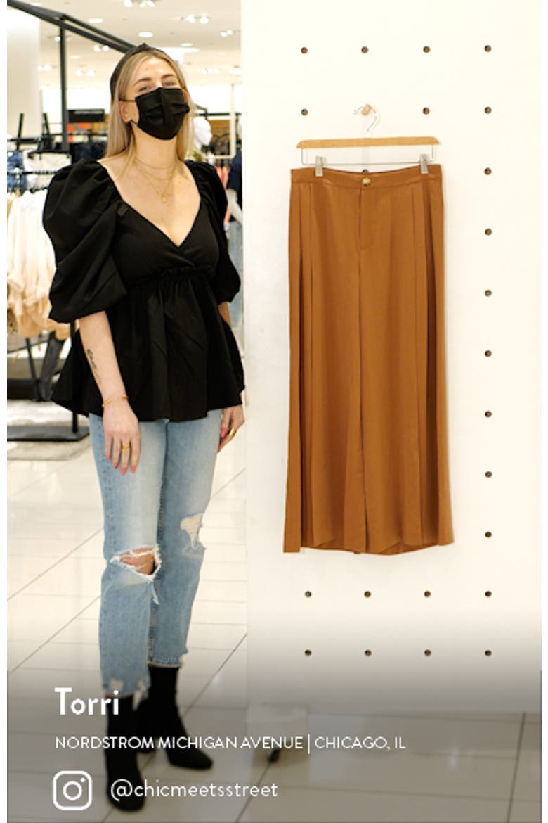 Pleated Culottes video