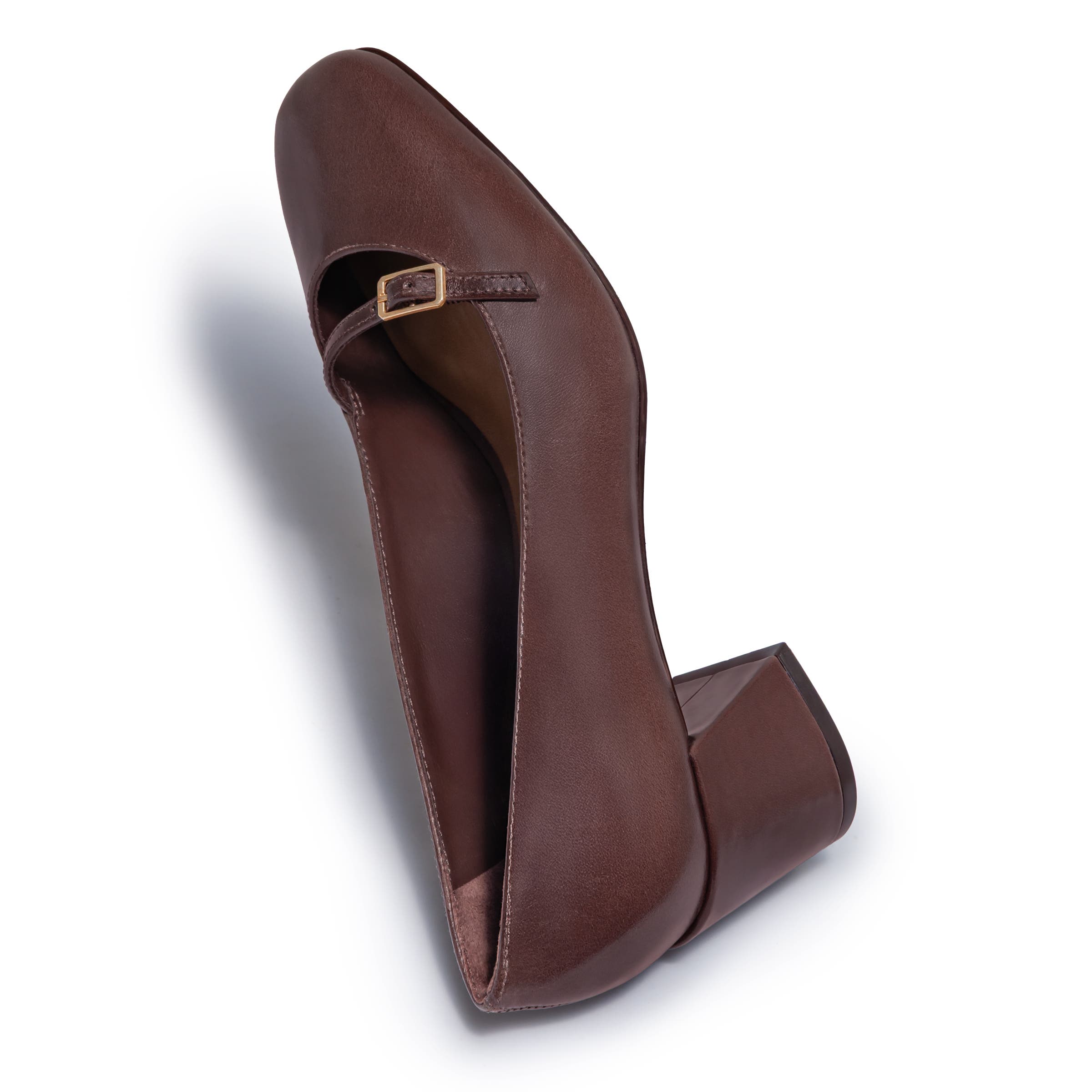 Amelie Mary Jane Pump, Alternate, color, DARK CHOCOLATE