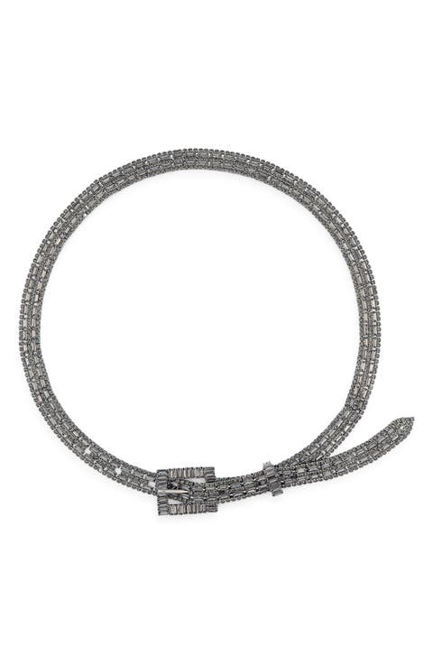 Crystal Mesh Chain Belt