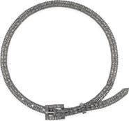 Vince Camuto Crystal Mesh Chain Belt