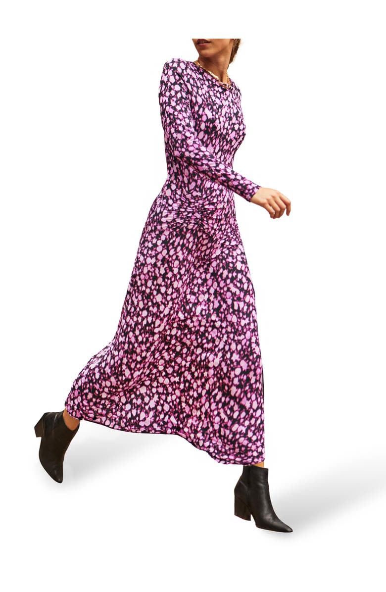 Ro&Zo Brown Leopard Print Waist Detail, Alternate, color, Pink