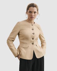The Fold Ginevra Leather Jacket