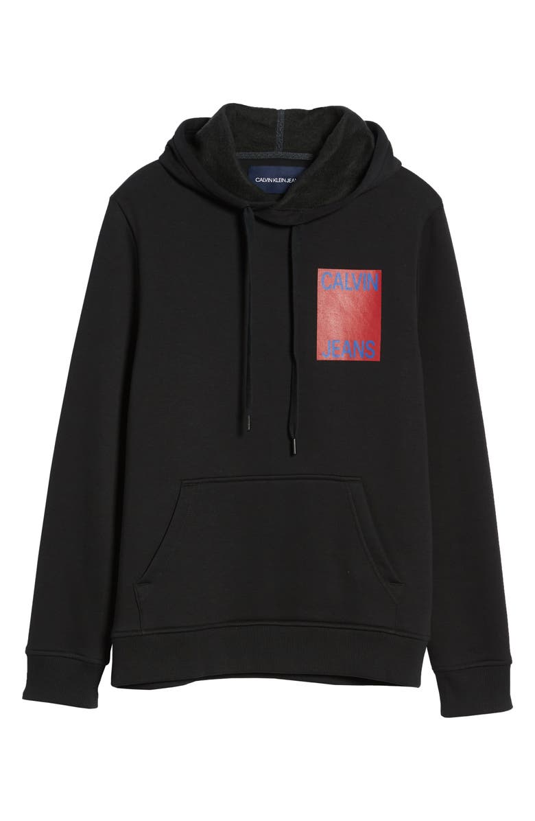 Calvin Klein Jeans Stacked Logo Hoodie, Alternate, color,