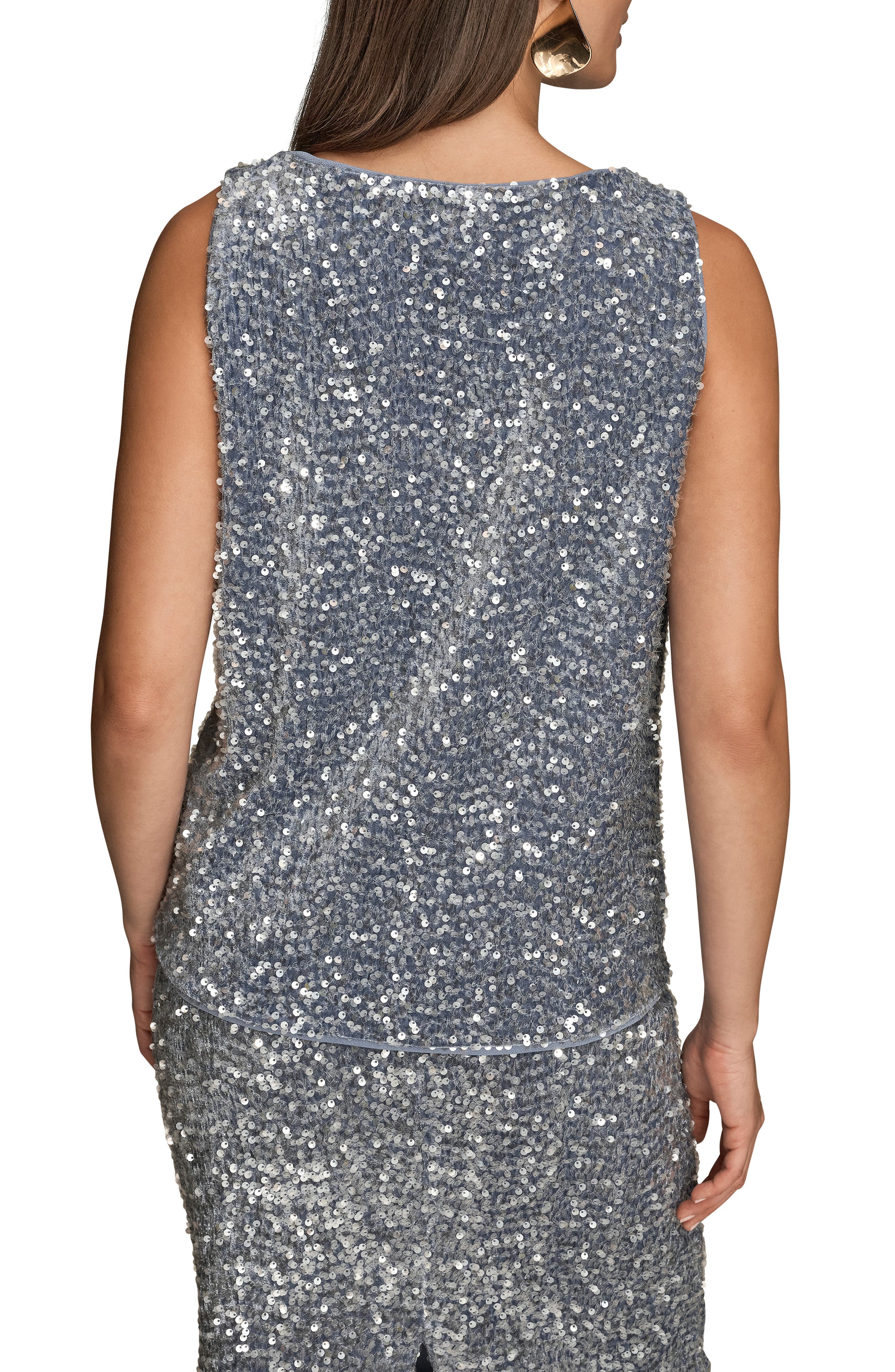 Sequin Velvet Tank - image 2