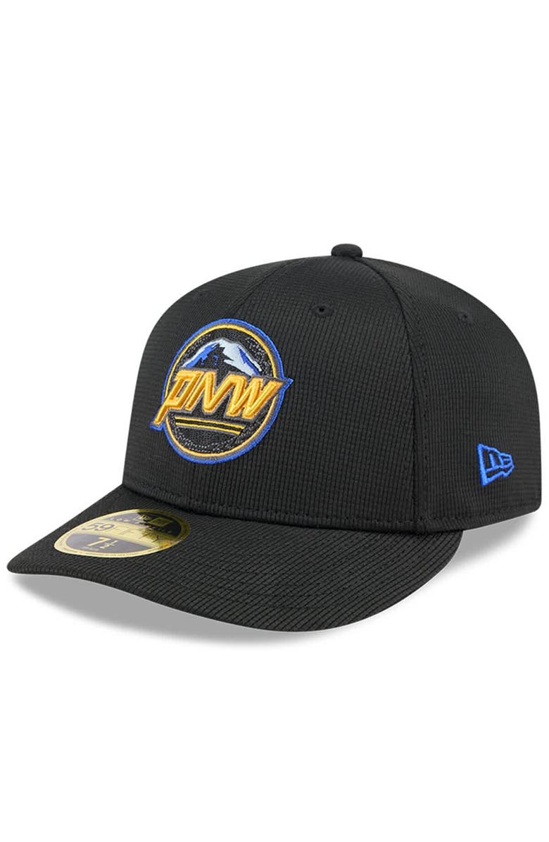 New Era Men's New Era Black Seattle Mariners City Connect Batting Practice Low Profile 59FIFTY Fitted Hat, Alternate, color, Black