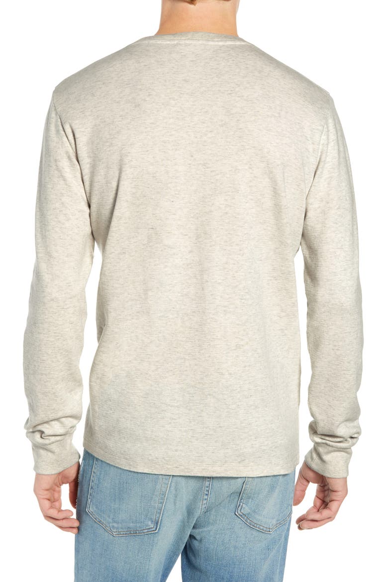 Duo Fold Long Sleeve Cotton T-Shirt, Alternate, color, OATMEAL HEATHER