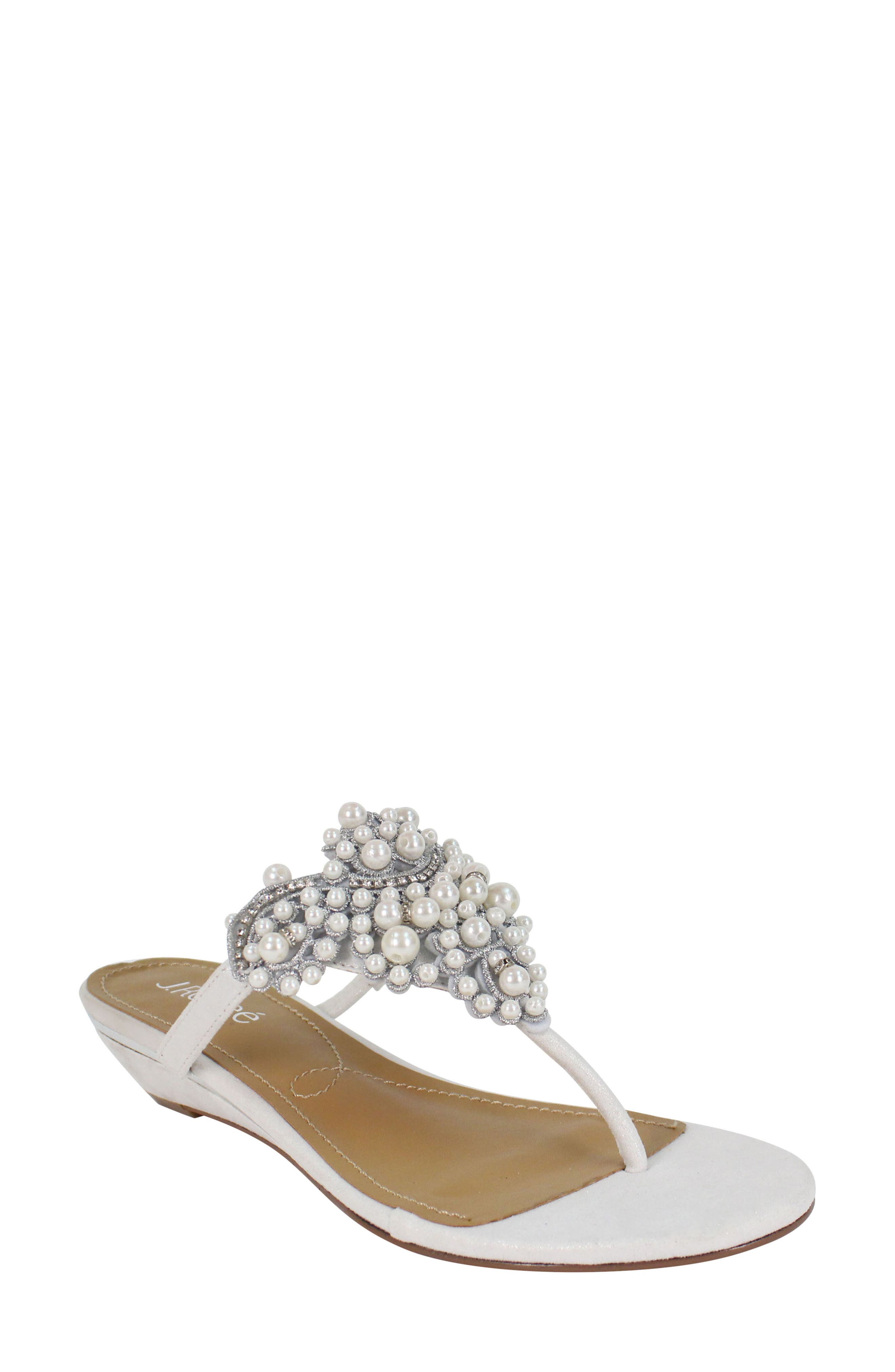 J. Reneé J.Renée Aloysia Embellished Flip Flop, Main, color, 