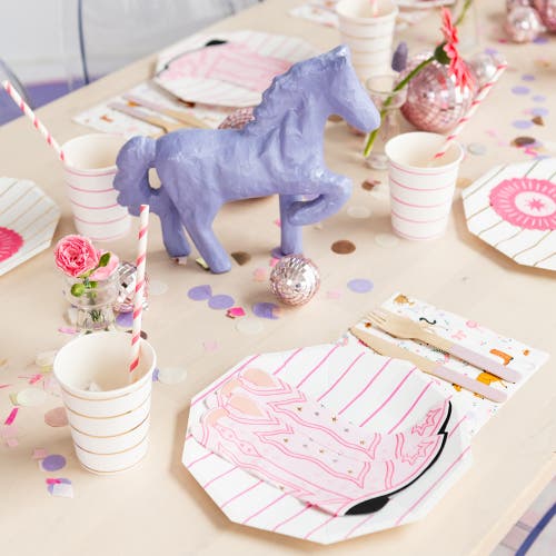 Daydream Society Pony Tales Pink Boot Napkin Large Napkins In Assorted Pre-pack