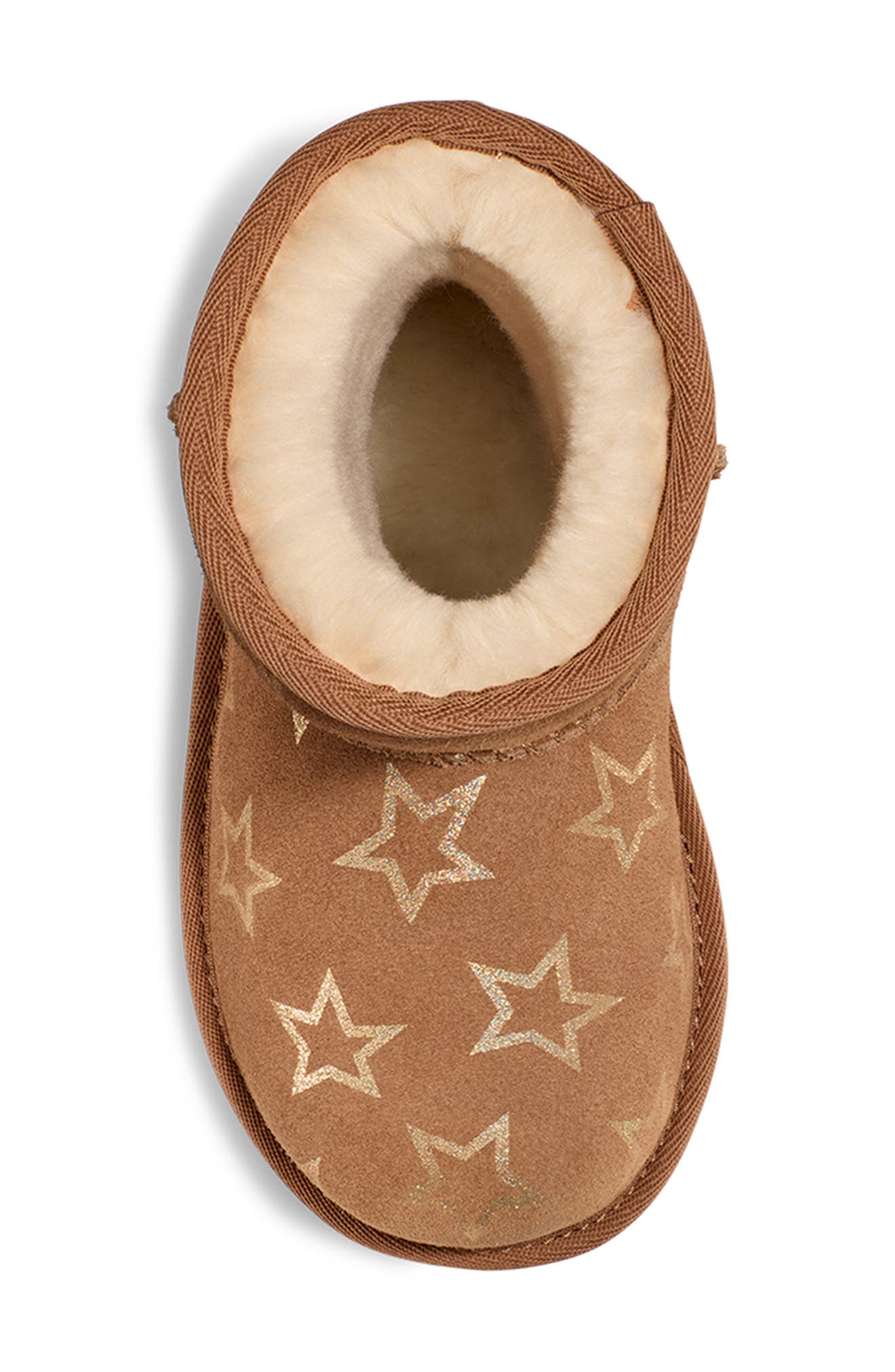 UGG<sup>®</sup> Kids' Classic II Iridescent Stars Boot, Alternate, color, 