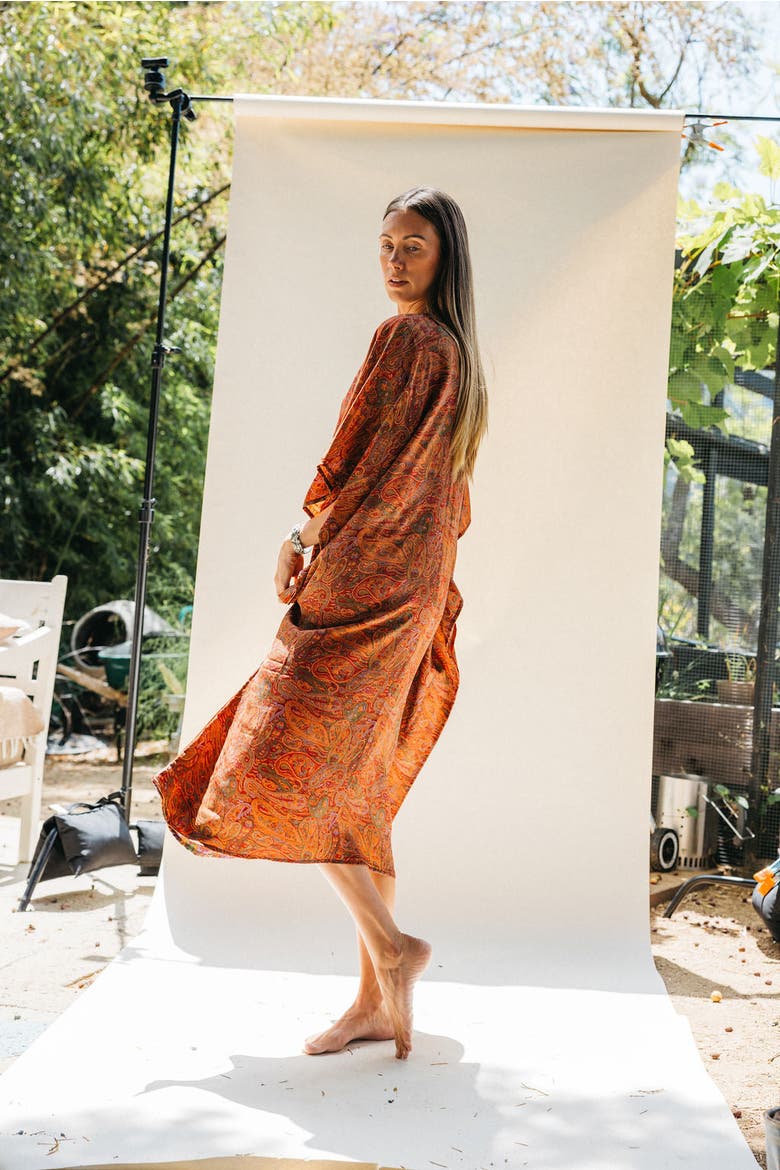 Long Caftan Deb, Alternate, color, Red