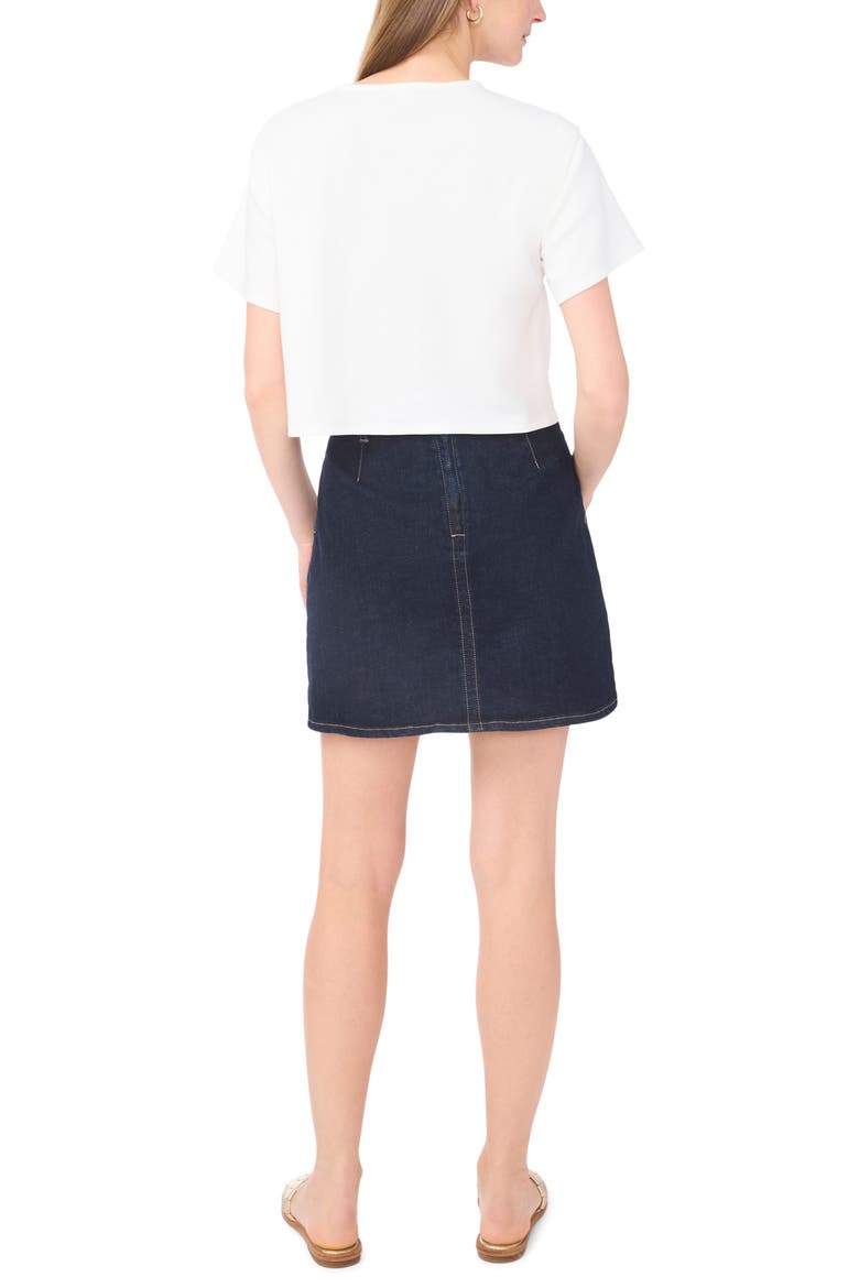 Tie Front Top, Alternate, color, ULTRA WHITE