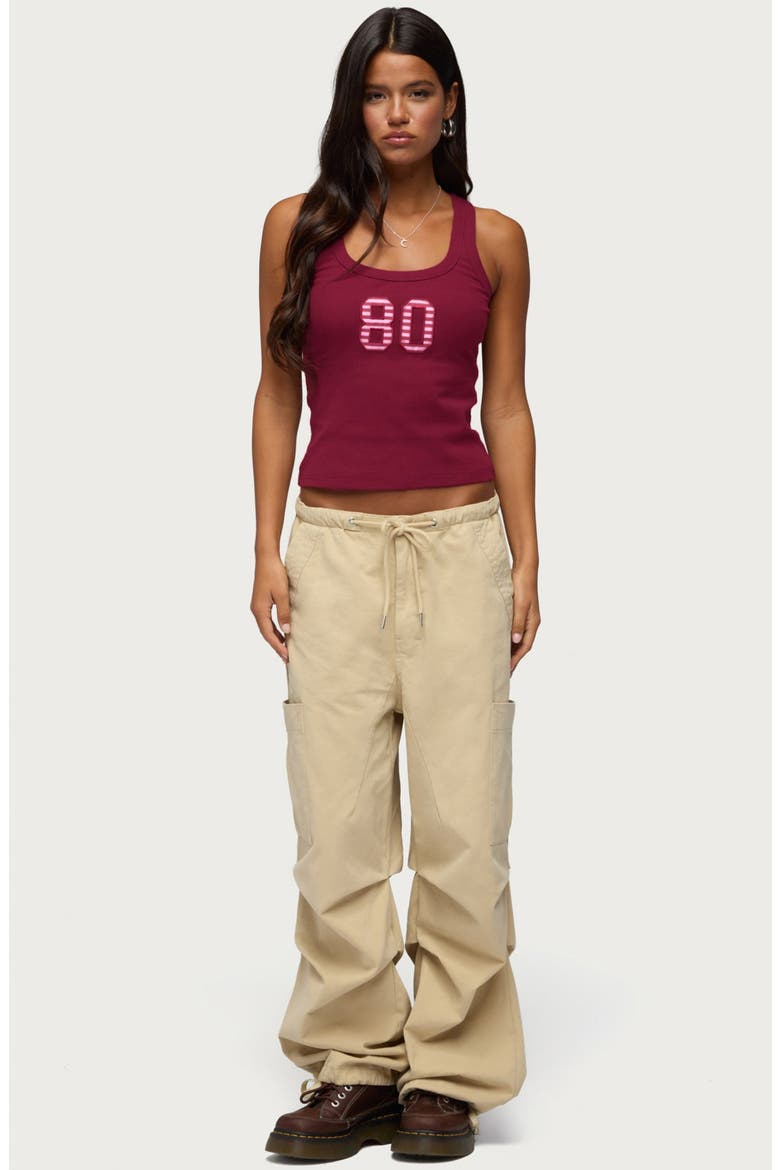 80 Stripe Rib Tank, Alternate, color, BURGUNDY