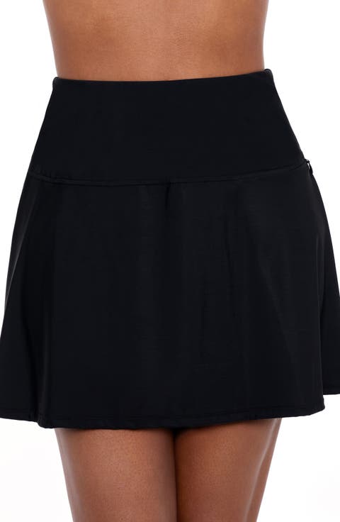 Fit & Flare Skirted Bikini Bottoms (Regular & Plus)