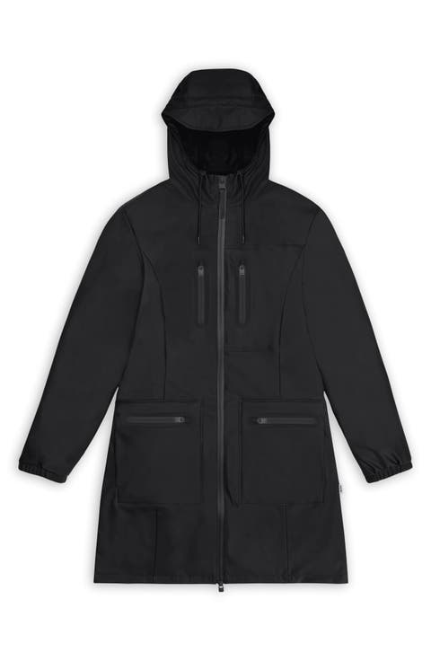 Cargo Curve Hooded Waterproof Jacket