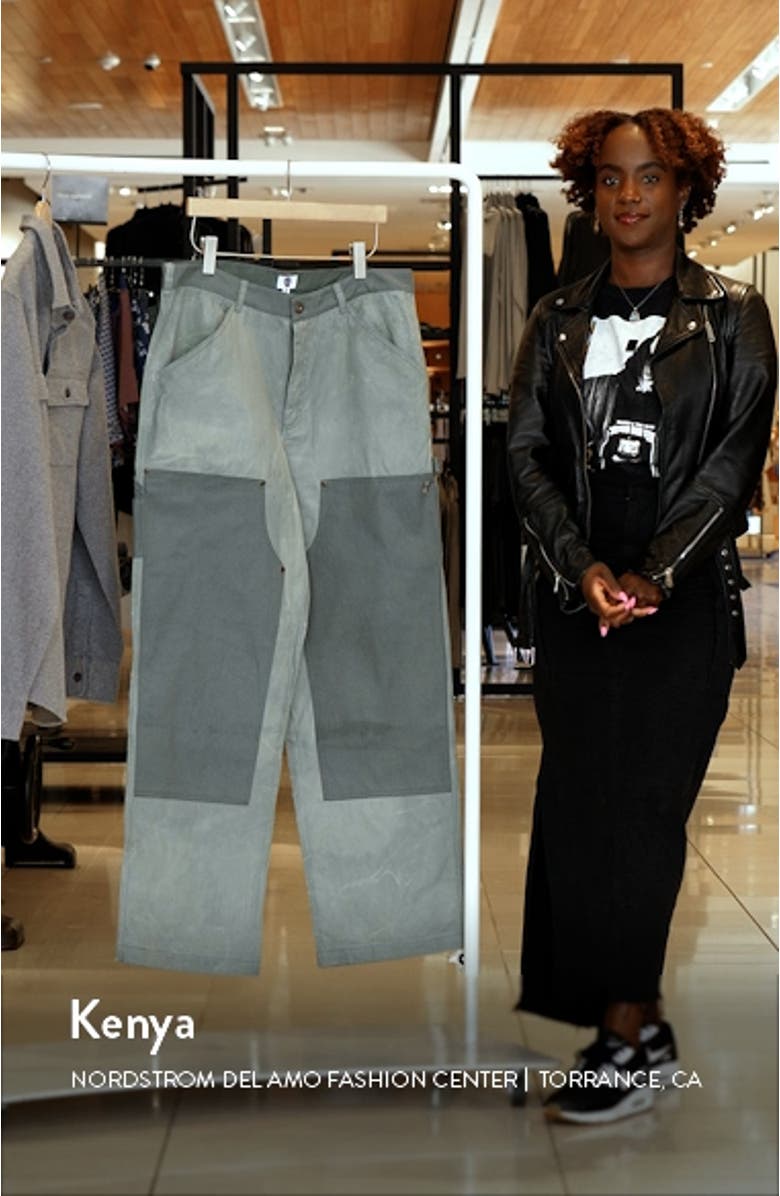 Double Knee Wax Cotton Carpenter Pants, sales video thumbnail