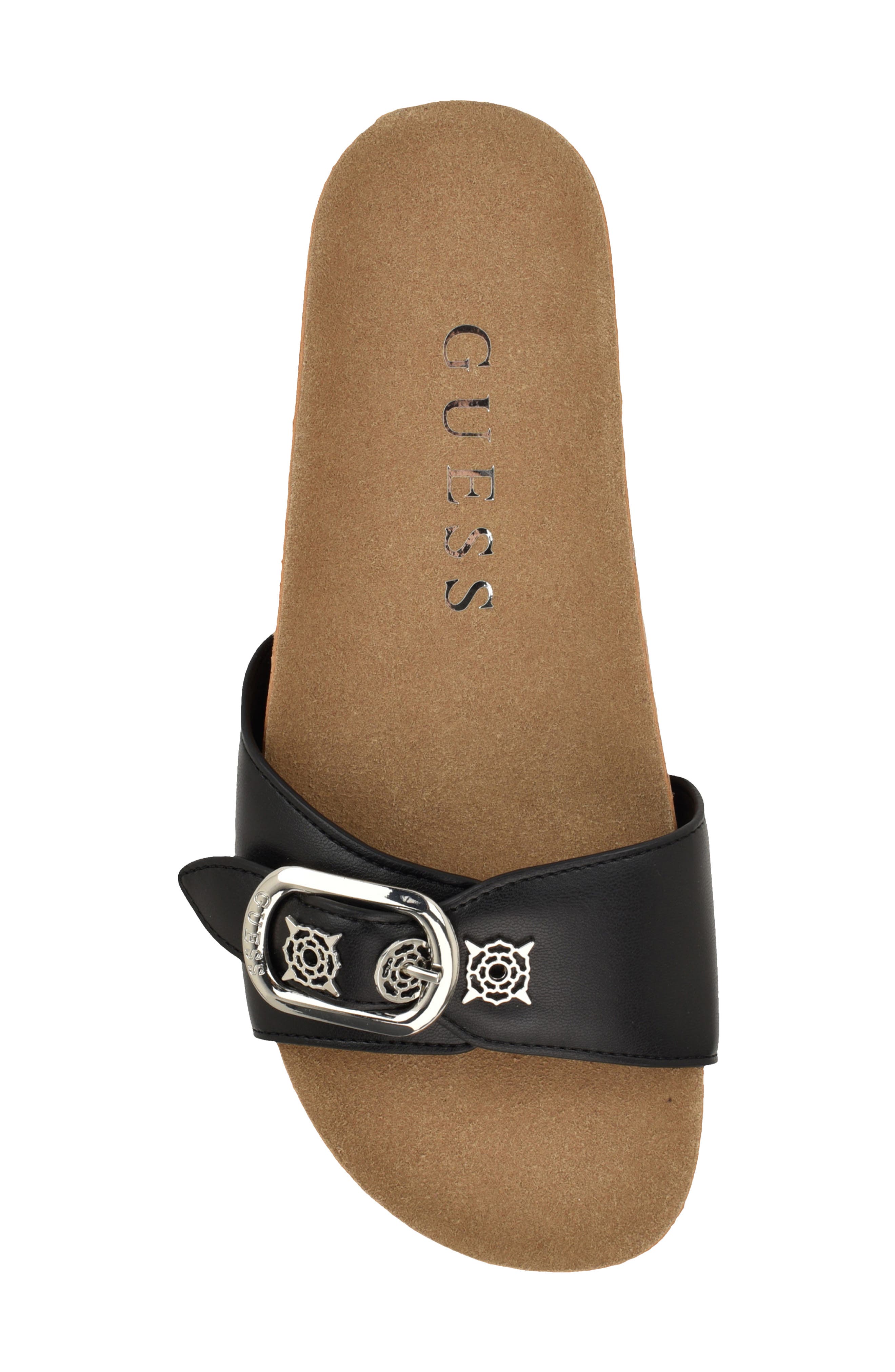 GUESS Locela Slide Sandal, Alternate, color, Black