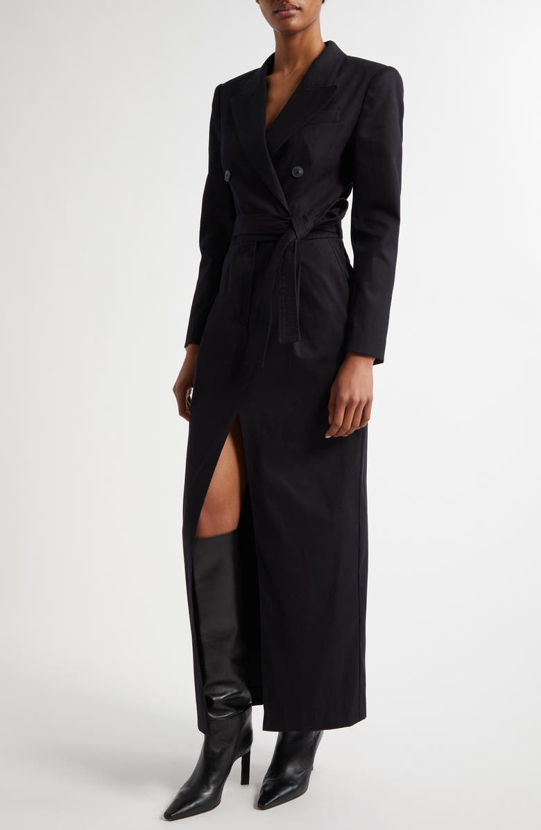 Reiss Atelier Ophelia Double Breasted Long Sleeve Blazer Maxi Dress, Alternate, color, 