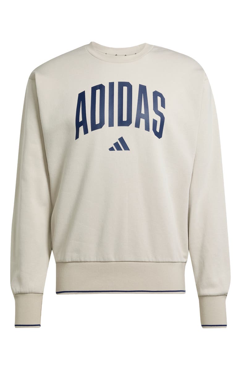 adidas Collegiate Sweatshirt, Main, color, Wonder Alumina/ Dark Blue