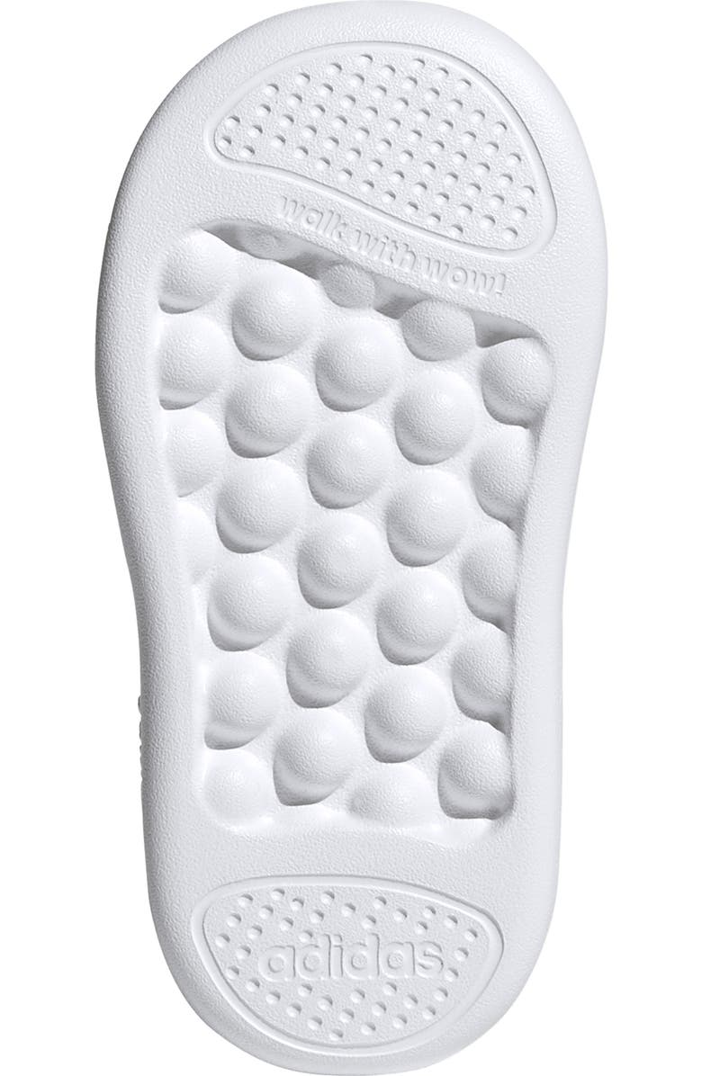 adidas x Disney<sup>®</sup> Kids' Grand Court Anna Sneaker, Alternate, color, Glow Blue/ Gold / Lavender