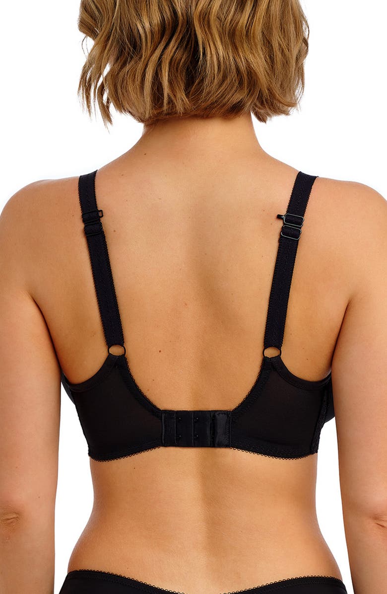 Freya Quinn Underwire Molded Spacer Bra, Alternate, color, Black