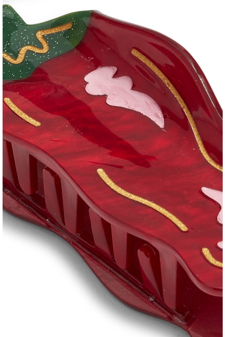 Spicy Marg 2-Pack Assorted Hair Claw Clips, Alternate, color, RED/ GREEN/ MULTI